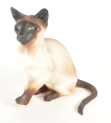 Lot 139 - MIKE HINTON - 2001 CONTEMPORARY POTTERY CAT SCULPTURE