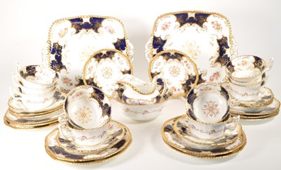 Lot 144 - COALPORT ENGLISH PORCELAIN TEA SERVICE