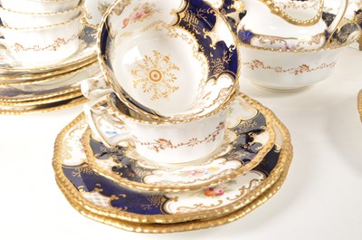 Lot 144 - COALPORT ENGLISH PORCELAIN TEA SERVICE
