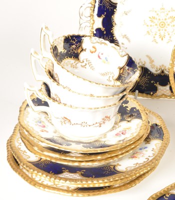 Lot 144 - COALPORT ENGLISH PORCELAIN TEA SERVICE