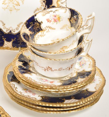 Lot 144 - COALPORT ENGLISH PORCELAIN TEA SERVICE