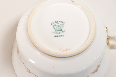 Lot 144 - COALPORT ENGLISH PORCELAIN TEA SERVICE