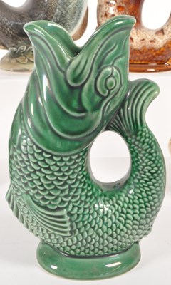 Lot 165 - COLLECTION OF VINTAGE 20TH CENTURY FISH GLUG JUGS