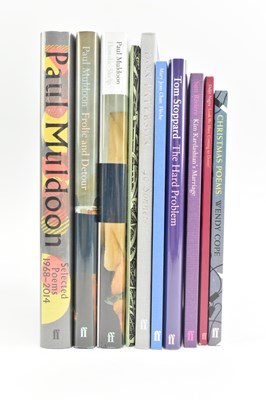 Lot 324 - FABER & FABER POETRY & PLAYS. COLLECTION OF TEN SIGNED WORKS
