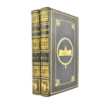 Lot 53 - ANTIQUARIAN. 1835 THUCYDIDES PELOPONNESIAN WAR IN TWO VOLUMES FULL MOROCCO