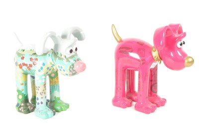 Lot 391 - TWO 21ST CENTURY AARDMAN GROMIT UNLEASHED RESIN FIGURES