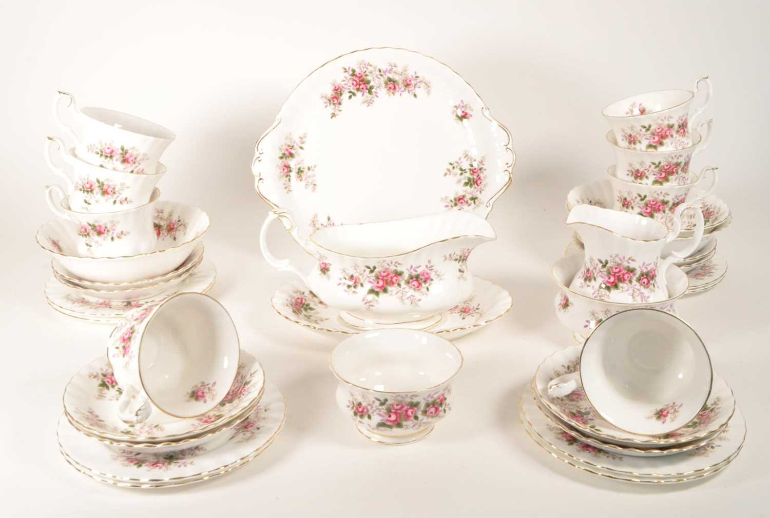 Lot 160 - 20TH CENTURY ROYAL ALBERT LAVENDER ROSE TEA SERVICE