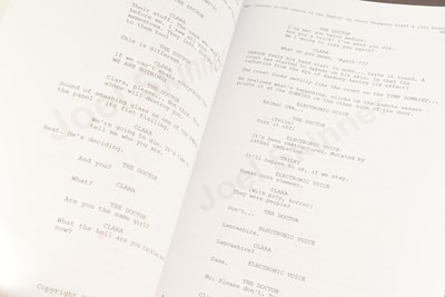 Lot 23 - DOCTOR WHO - JOURNEY TO THE CENTRE OF THE TARDIS (2013) - ORIGINAL PRODUCTION SCRIPTS
