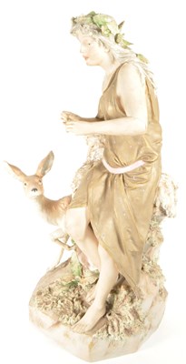 Lot 162 - ROYAL DUX BOHEMIA - MID CENTURY LARGE PORCELAIN FIGURE