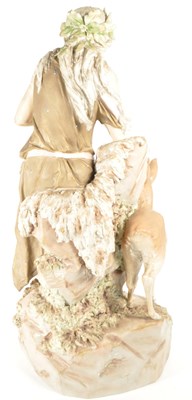 Lot 162 - ROYAL DUX BOHEMIA - MID CENTURY LARGE PORCELAIN FIGURE