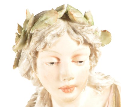 Lot 162 - ROYAL DUX BOHEMIA - MID CENTURY LARGE PORCELAIN FIGURE