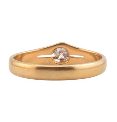Lot 91 - 1920S HALLMARKED 18CT GOLD & DIAMOND RING