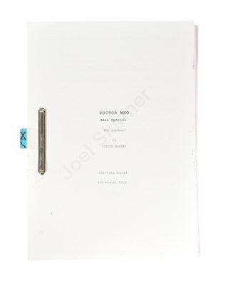 Lot 44 - DOCTOR WHO - THE SNOWMEN (2012) - ORIGINAL PRODUCTION SCRIPT
