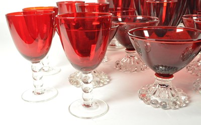 Lot 180 - ANCHOR HOCKING - LARGE MIXED COLLECTION OF BOOPIE GLASSWARE