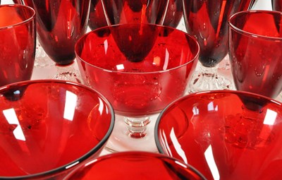 Lot 180 - ANCHOR HOCKING - LARGE MIXED COLLECTION OF BOOPIE GLASSWARE