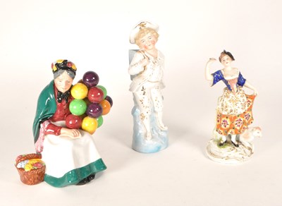 Lot 181 - COLLECTION OF LATE 19TH CENTURY & LATER PROCELAIN FIGURES
