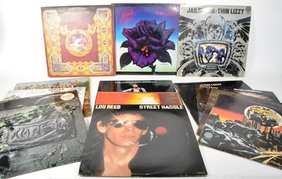 Lot 415 - COLLECTION OF VINTAGE 20TH CENTURY HARD ROCK VINYL RECORD ALBUMS