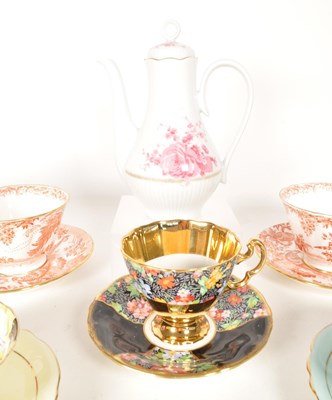 Lot 197 - COLLECTION OF VINTAGE 20TH CENTURY PORCELAIN CUPS & SAUCERS