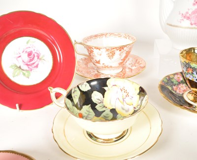 Lot 197 - COLLECTION OF VINTAGE 20TH CENTURY PORCELAIN CUPS & SAUCERS