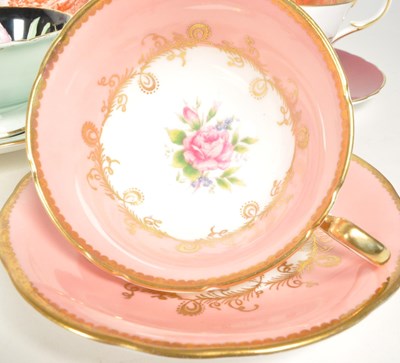 Lot 197 - COLLECTION OF VINTAGE 20TH CENTURY PORCELAIN CUPS & SAUCERS