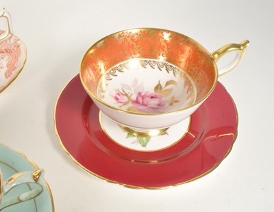 Lot 197 - COLLECTION OF VINTAGE 20TH CENTURY PORCELAIN CUPS & SAUCERS