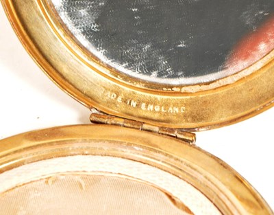 Lot 194 - COMPACTS OF CHARACTER BY KIGU - BRASS VINTAGE ATLAS COMPACT