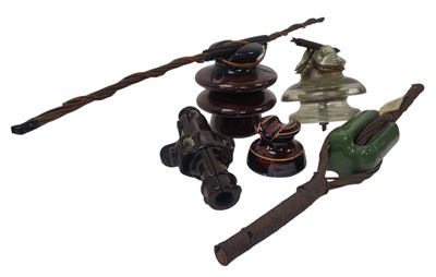 Lot 89 - OVERHEAD LINE INSULATOR DEMONSTRATION EXAMPLES