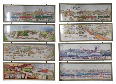 Lot 116 - BRITISH RAIL - COLLECTION OF FRAMED EDUCATION SERVICE PANELS