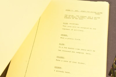 Lot 91 - 'ALLO 'ALLO! (BBC SITCOM) - ORIGINAL CAMERA SCRIPT PLUS UNSEEN PHOTOS