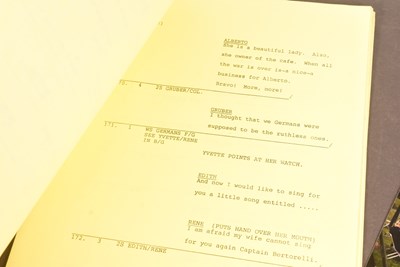 Lot 91 - 'ALLO 'ALLO! (BBC SITCOM) - ORIGINAL CAMERA SCRIPT PLUS UNSEEN PHOTOS