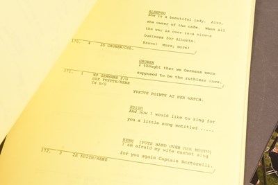 Lot 91 - 'ALLO 'ALLO! (BBC SITCOM) - ORIGINAL CAMERA SCRIPT PLUS UNSEEN PHOTOS