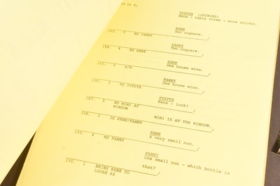Lot 91 - 'ALLO 'ALLO! (BBC SITCOM) - ORIGINAL CAMERA SCRIPT PLUS UNSEEN PHOTOS