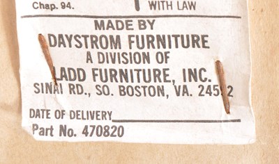 Lot 612 - MID CENTURY OAK & METAL SWIVEL DESK CHAIR