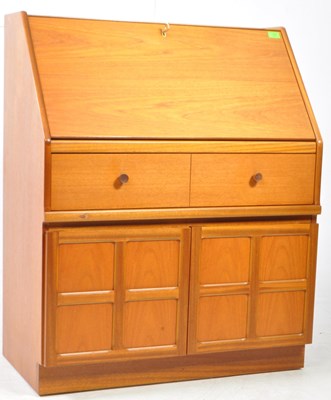 Lot 609 - NATHAN - MID CENTURY TEAK SQUARES BUREAU