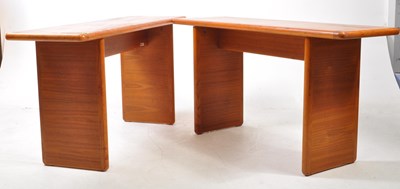 Lot 610 - VILDBJERG - PAIR OF DANISH TEAK COFFEE TABLES