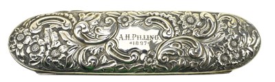 Lot 35 - PAIR OF 19TH CENTURY VICTORIAN HALLMARKED SILVER SPECTACLE CASE