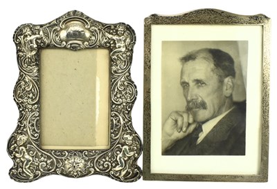 Lot 98 - TWO EARLY 20TH CENTURY HALLMARKED SILVER PHOTO FRAMES