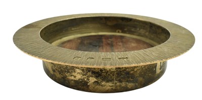 Lot 30 - 20TH CENTURY HALLMARKED SILVER WINE COASTER