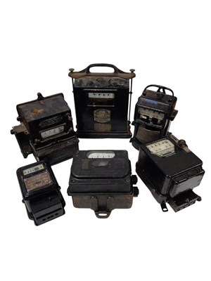 Lot 198 - COLLECTION OF EARLY 20TH CENTURY ELECTRICAL SUPPLY METERS