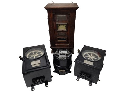 Lot 206 - COLLECTION OF VINTAGE ELECTRICITY METERS