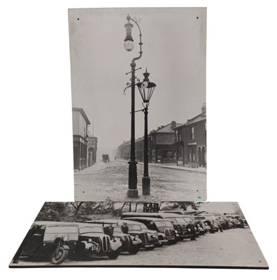 Lot 213 - MUSEUM OF ELECTRICITY - TWO LARGE PHOTOGRAPH BOARDS