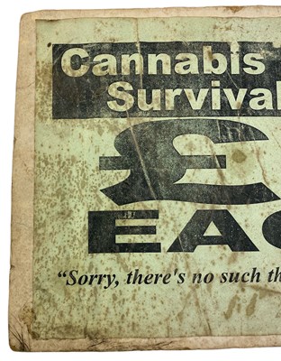 Lot 127 - 2001 CANNABIS FESTIVAL SURVIVAL FUND POSTER