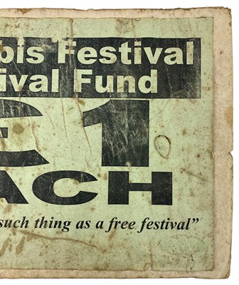 Lot 127 - 2001 CANNABIS FESTIVAL SURVIVAL FUND POSTER