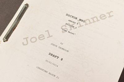 Lot 103 - DOCTOR WHO - TIME HEIST (2014) - ORIGINAL PRODUCTION SCRIPT