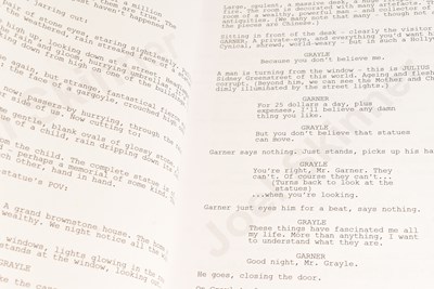 Lot 122 - DOCTOR WHO - THE ANGELS TAKE MANHATTAN (2012) - ORIGINAL PRODUCTION SCRIPT