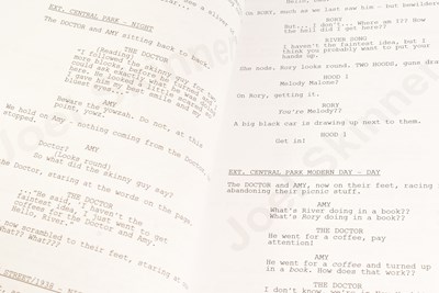 Lot 122 - DOCTOR WHO - THE ANGELS TAKE MANHATTAN (2012) - ORIGINAL PRODUCTION SCRIPT