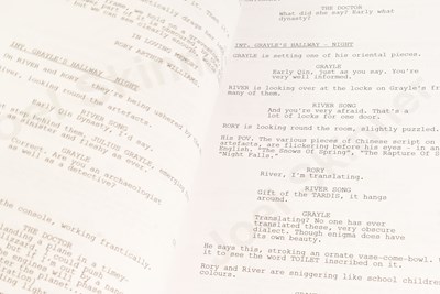 Lot 122 - DOCTOR WHO - THE ANGELS TAKE MANHATTAN (2012) - ORIGINAL PRODUCTION SCRIPT