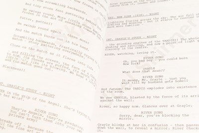 Lot 122 - DOCTOR WHO - THE ANGELS TAKE MANHATTAN (2012) - ORIGINAL PRODUCTION SCRIPT