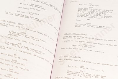 Lot 122 - DOCTOR WHO - THE ANGELS TAKE MANHATTAN (2012) - ORIGINAL PRODUCTION SCRIPT