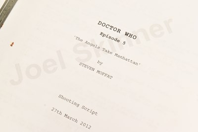 Lot 122 - DOCTOR WHO - THE ANGELS TAKE MANHATTAN (2012) - ORIGINAL PRODUCTION SCRIPT